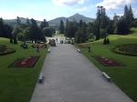 Powerscourt from the back steps of the House